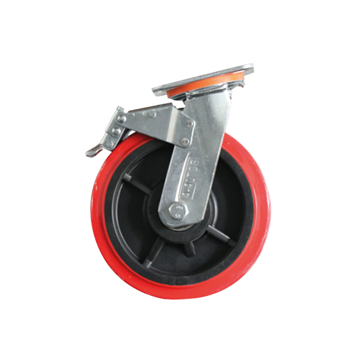 RUEDA DE NYLON DE 8” CON BASE imagen 2