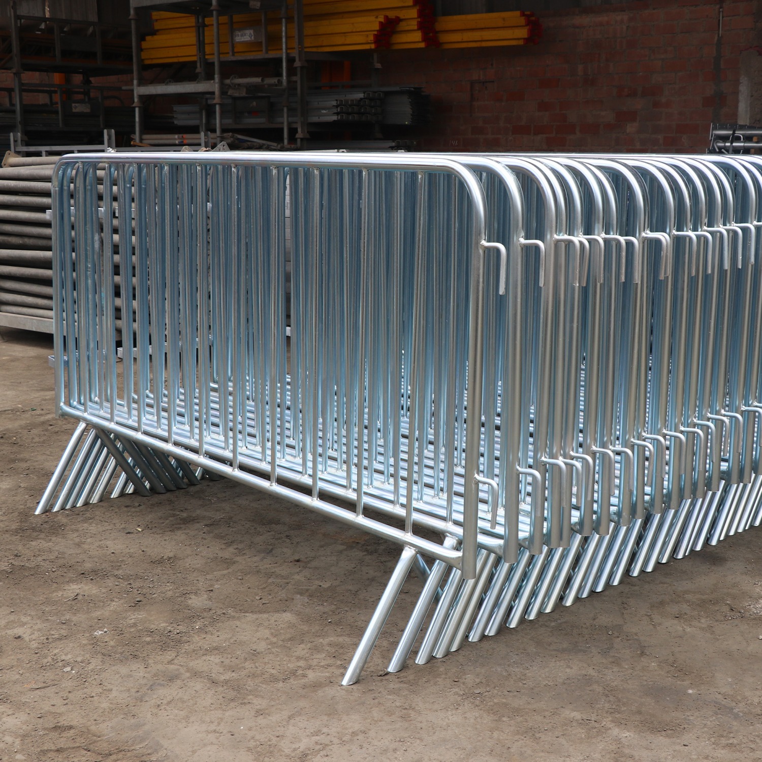 VALLA ESTANDAR 2500 P - Tubo natural e. galvanizado 250 x 120cm imagen 2