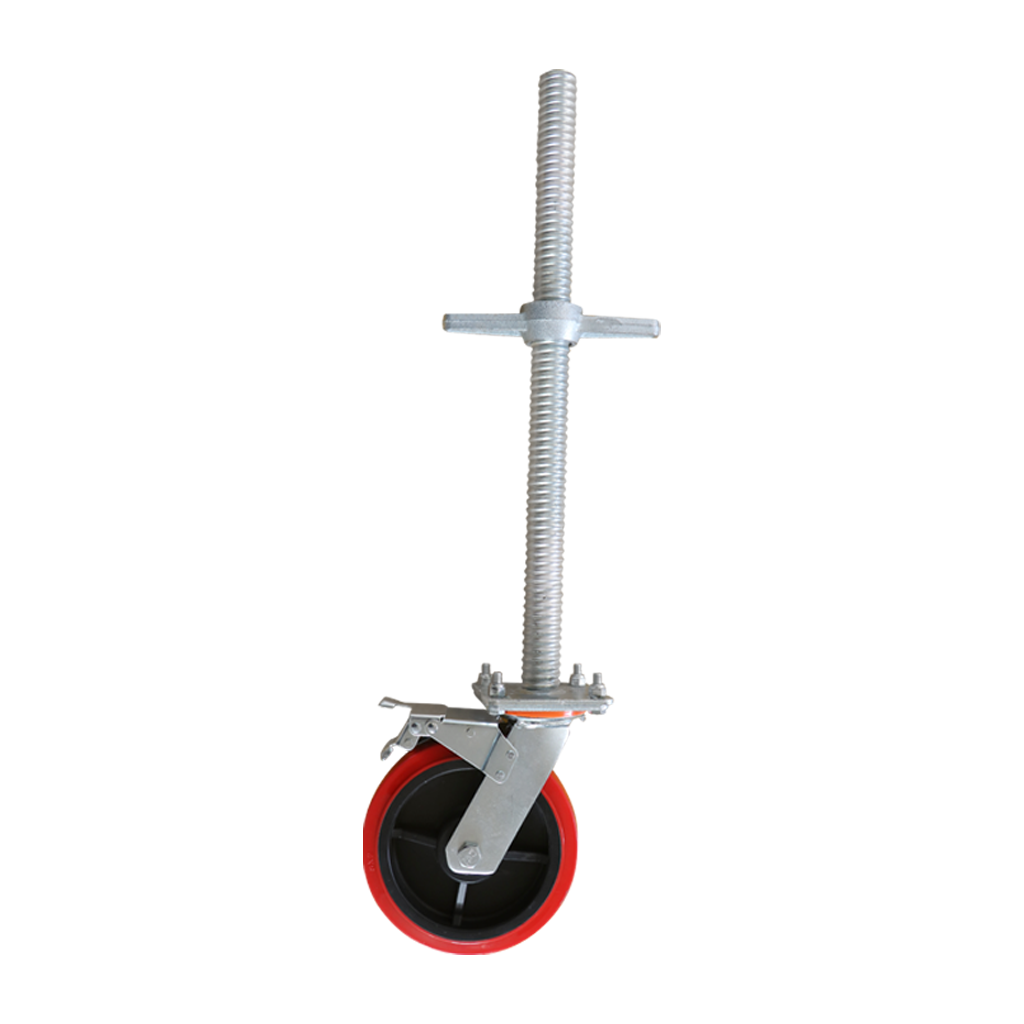 RUEDA DE NYLON CON NIVELADOR REGULABLE