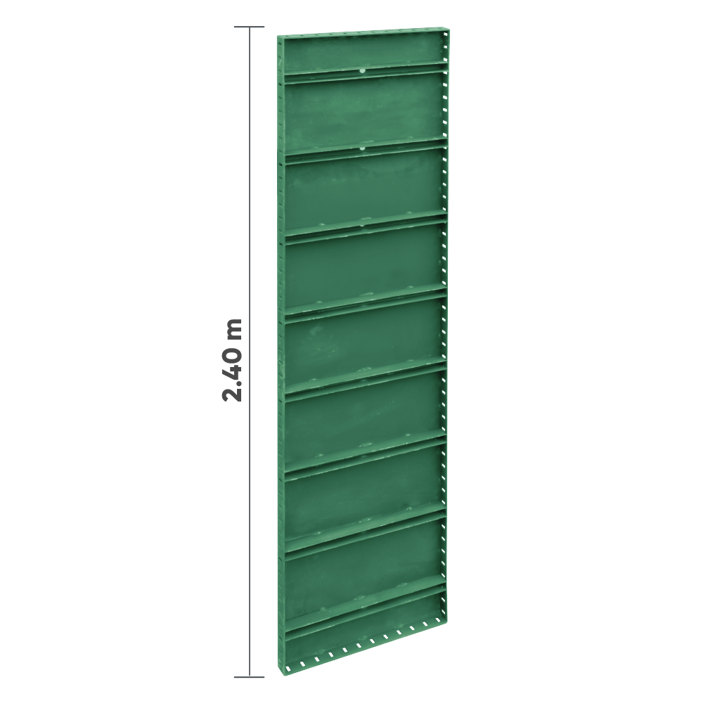 PANEL METÁLICO 2.4 M X 0.60 M