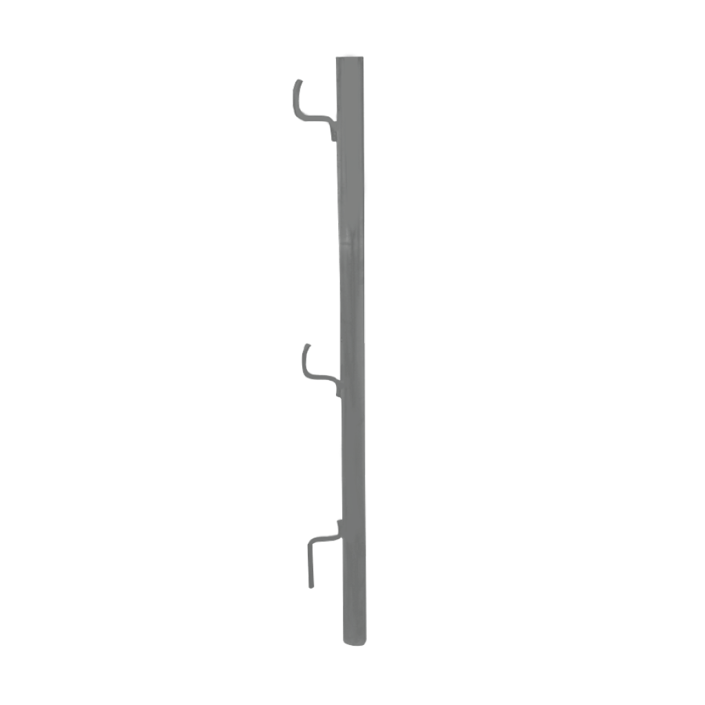 POSTE TUBO GALVANIZADO Ø 40/42 mm x 1.5 mm (BASE PARA POSTE)